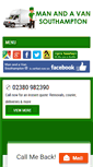 Mobile Screenshot of manandavansouthampton.co.uk